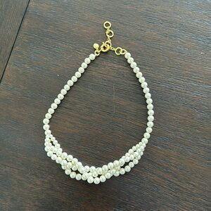 J. Crew | Tangled pearl necklace | NWOT